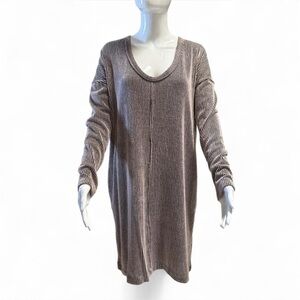 Lush Black and White Striped Knit